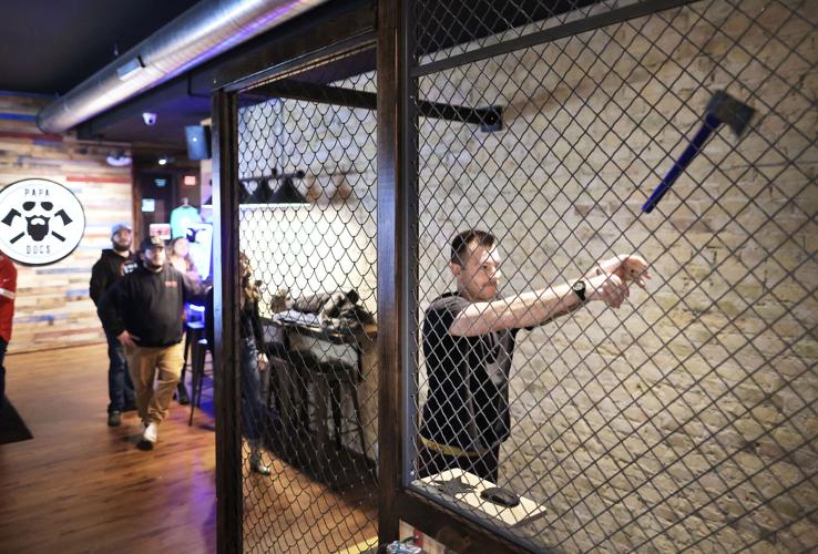 Hurling Hatchets: Papa Docs Axe Throwing Opens in Downtown Janesville